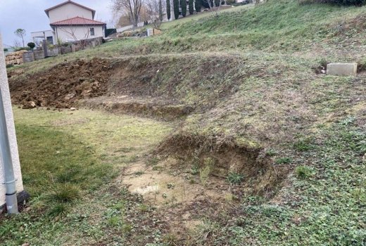 CMCR TP Terrassement pour construction de piscine Mions (avant)