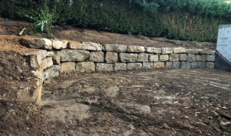 Enrochement et gabion Mions 